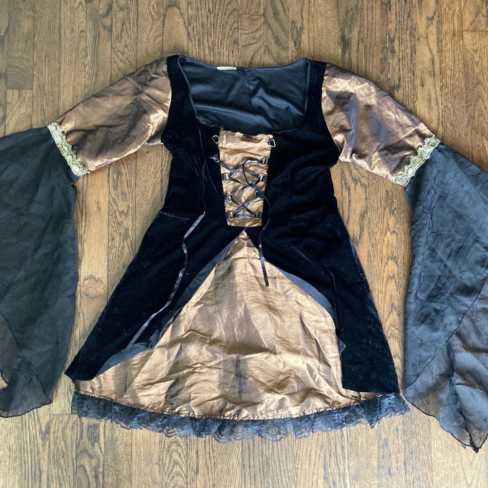 Witch Dress and Hat Costume